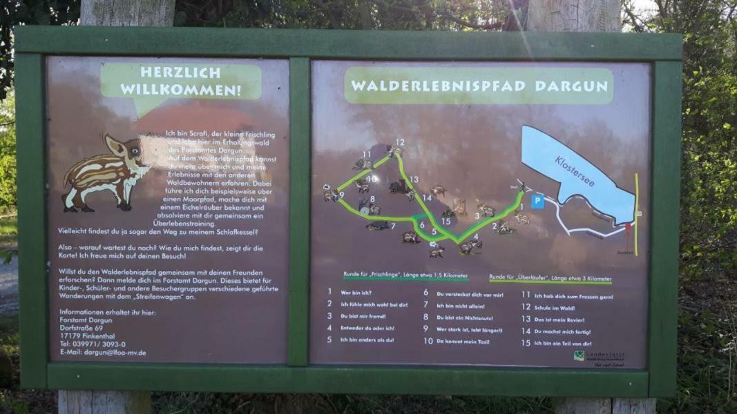 Ferienhaus Paul Am Klostersee, Urlaub Mit Hund Dargun Dış mekan fotoğraf